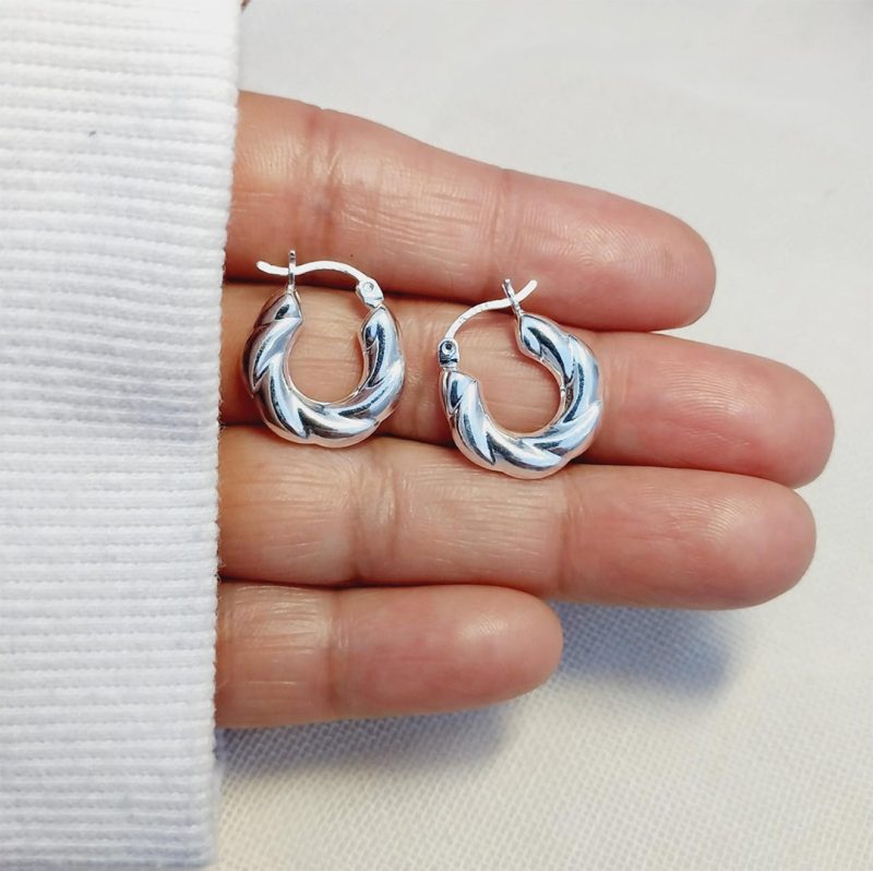 Aro Liso plata 925 - Argollas Italianas