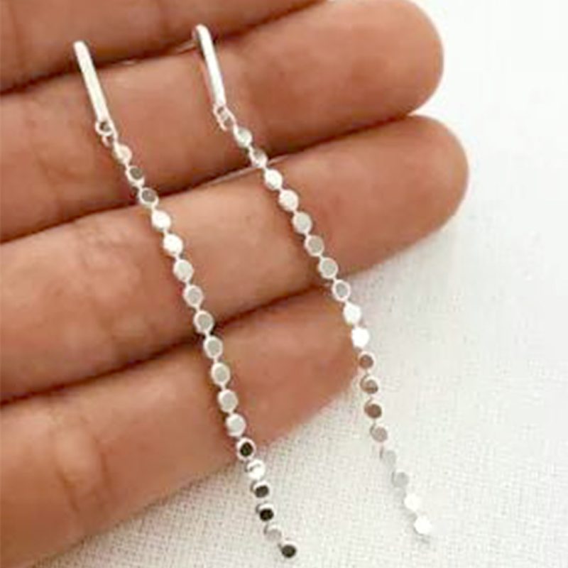 Aro Liso plata 925 - Colgantes de bolitas