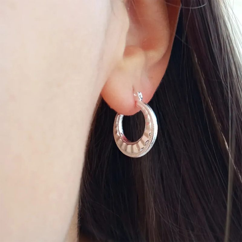 ARGOLLA LABRADA 16MM. PLATA 925 ITALIANOS